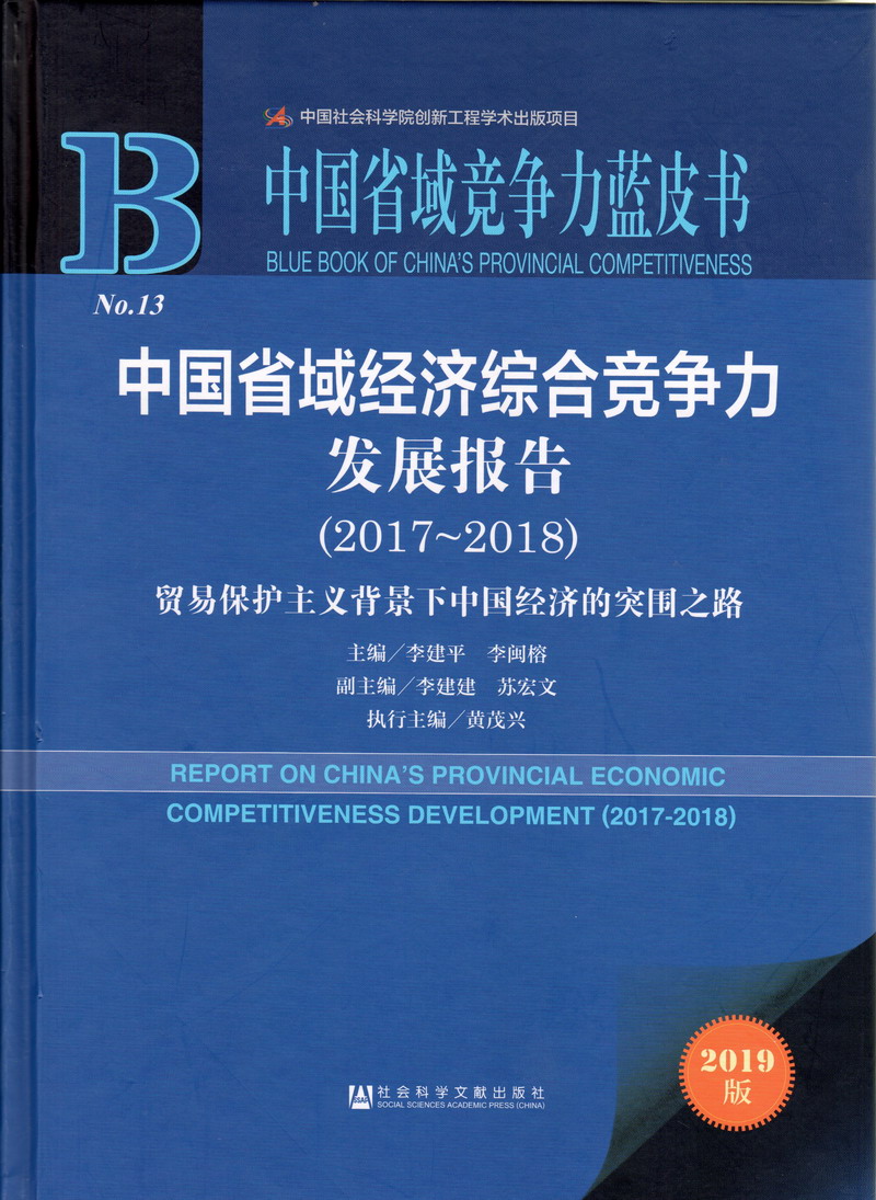 插骚货逼中国省域经济综合竞争力发展报告（2017-2018）